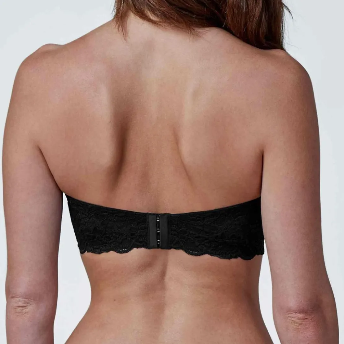 Skarlett BlueSoutien-gorge bandeau armatures - Skarlett Blue Noir- Goddess