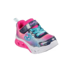 SkechersBasket avec lumière pour fille bleu marine
