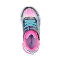 SkechersBasket avec lumière pour fille bleu marine
