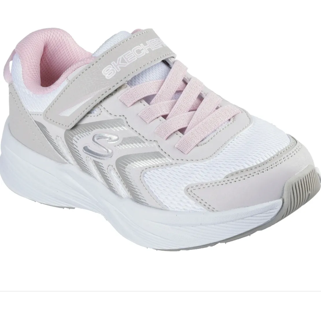 SkechersBasket fille Microspec tread Blanc