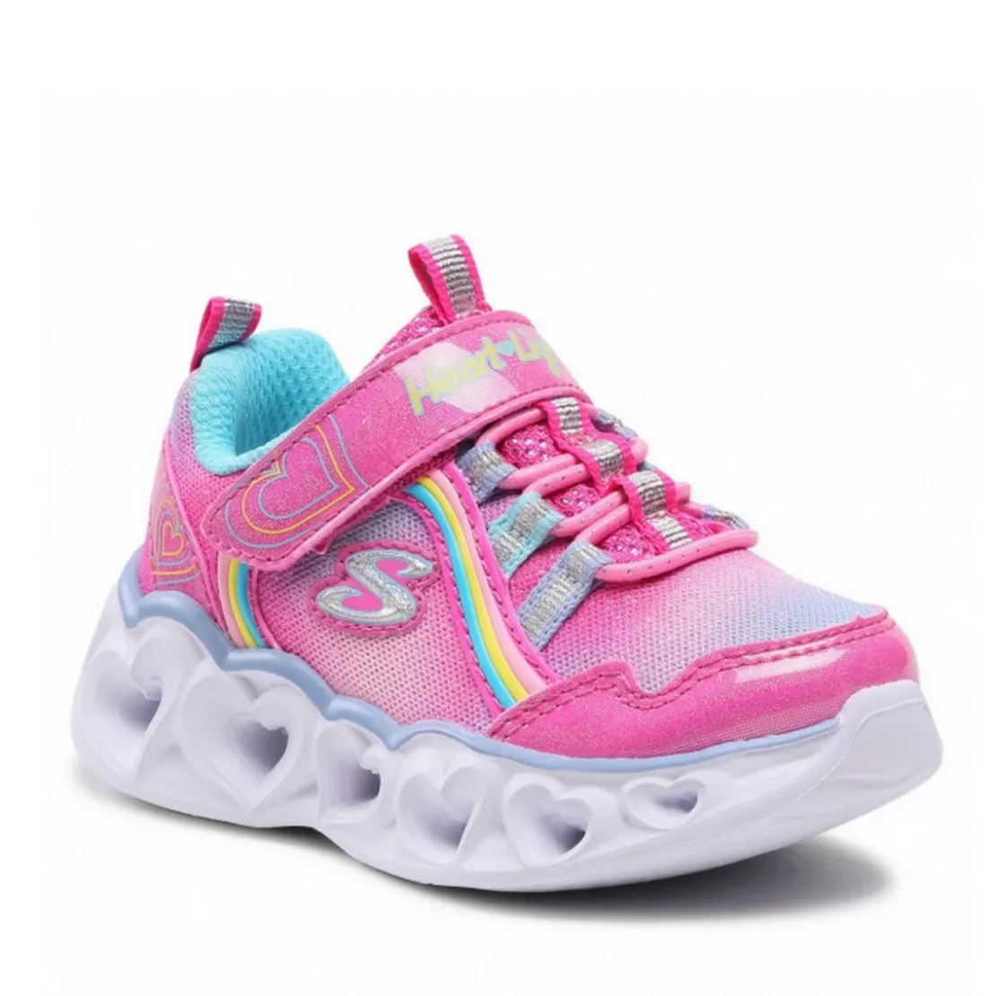 SkechersBasket lumineux HEART LIGHTS - RAINBOW rose/multicolore