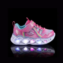 SkechersBasket lumineux HEART LIGHTS - RAINBOW rose/multicolore