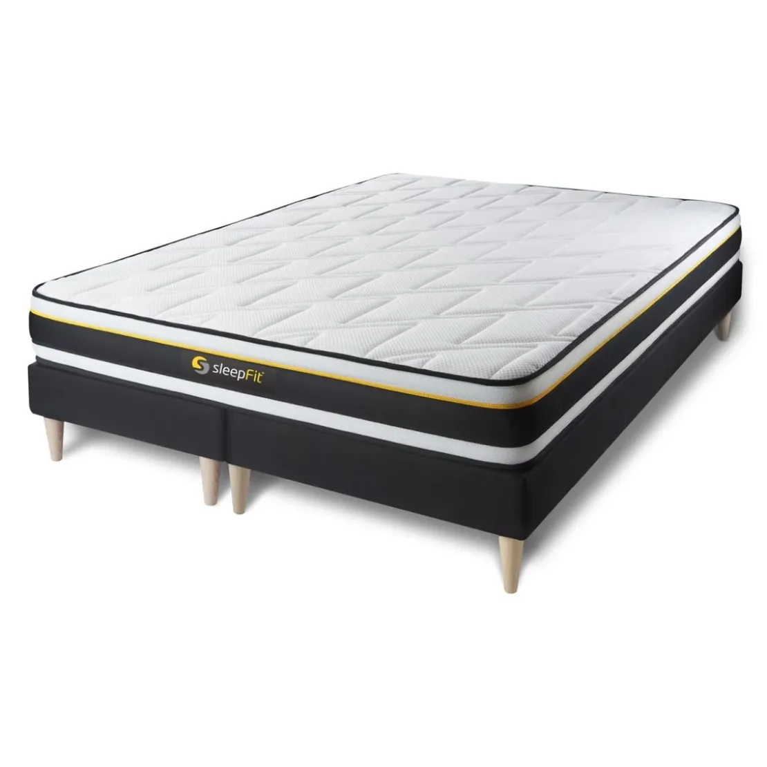 SleepfitEnsemble double sommier et matelas SOFT
