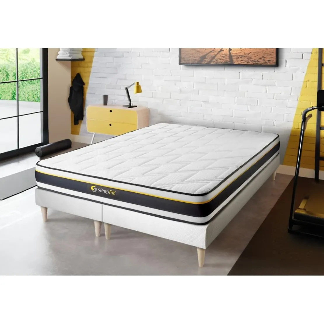 SleepfitEnsemble double sommier matelas SOFT