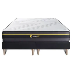 SleepfitEnsemble double sommier matelas a memoire de forme ACTIVE