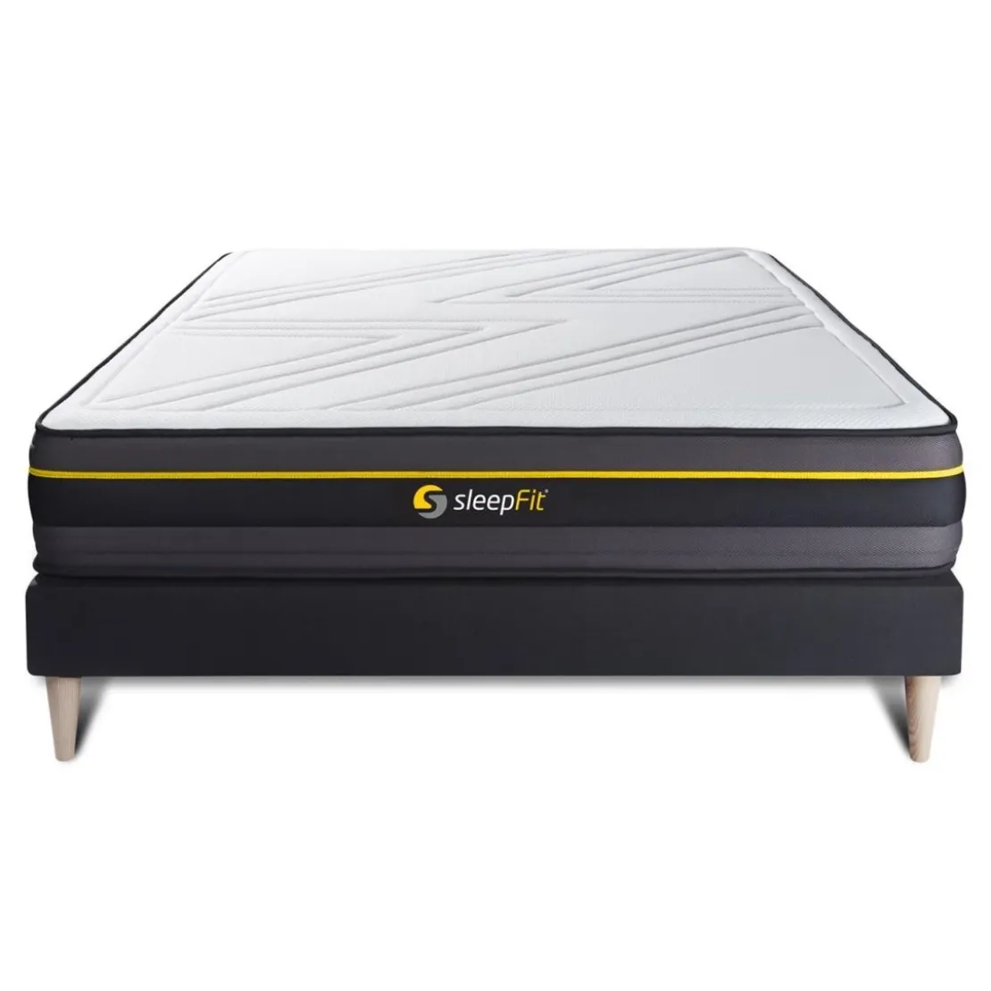 SleepfitEnsemble sommier avec matelas ACTIVE a memoire de forme