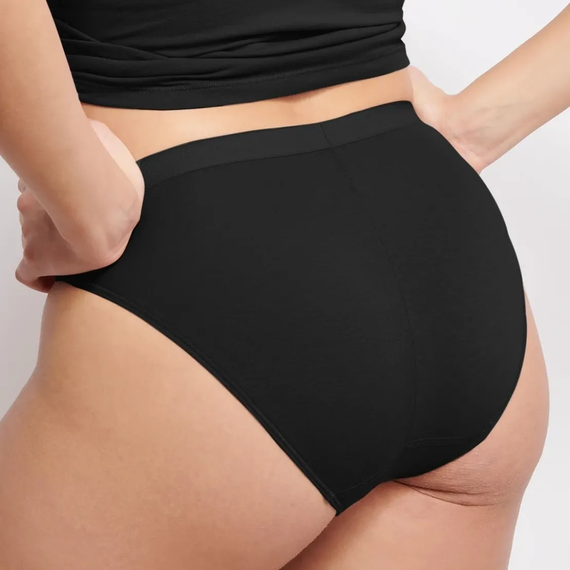 SloggiCulotte échancrée noire en coton-EVER Ease