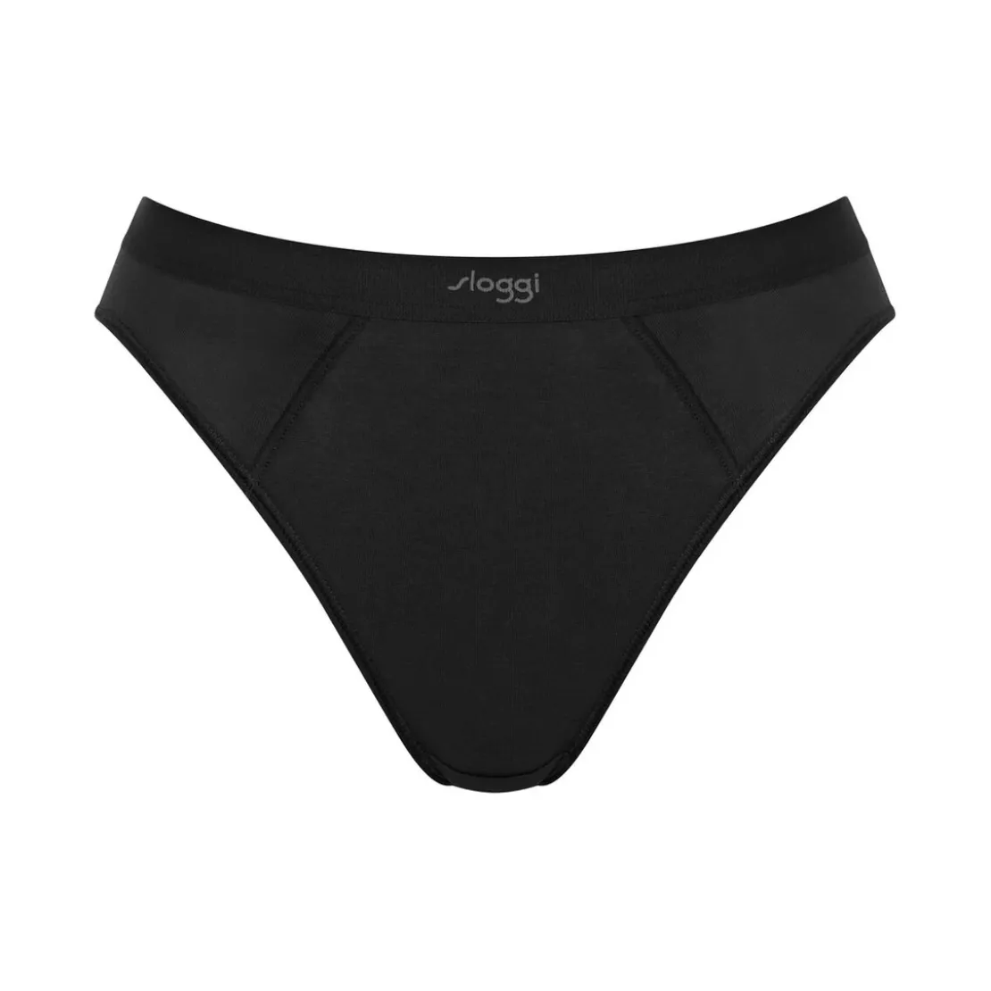 SloggiCulotte échancrée noire en coton-EVER Ease