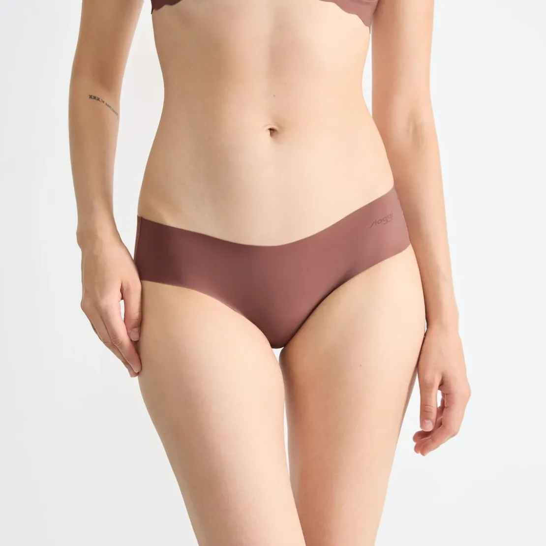 SloggiCulotte Hipster marron en microfibre-ZERO Microfibre 2.0