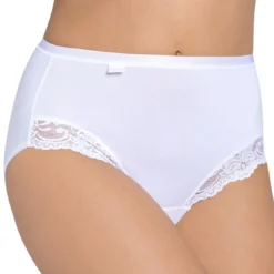 SloggiCulotte taille haute blanche SLW ROMANCE MAX H WHITE- Romance