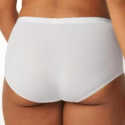 SloggiCulotte taille haute blanche sloggi Chic Maxi WHITE en coton- Chic