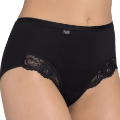 SloggiCulotte taille haute noire- Romance