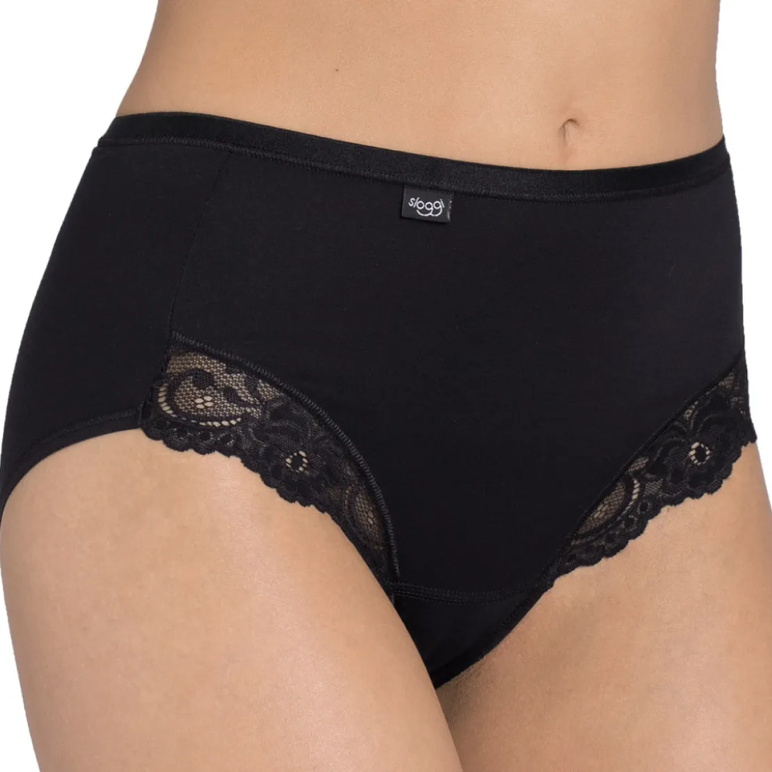 SloggiCulotte taille haute noire- Romance