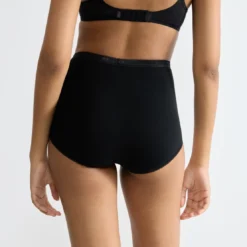 SloggiLot de 3 culottes taille haute noires en coton- Basic
