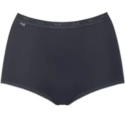 SloggiLot de 3 culottes taille haute noires en coton- Basic
