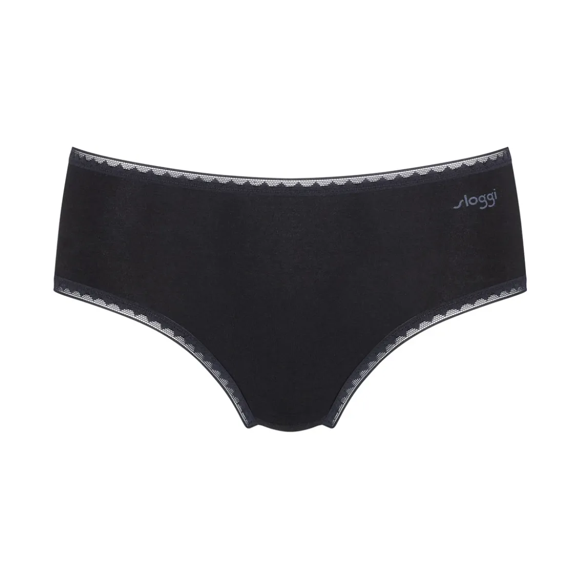 SloggiLot de 2 slips midi Noir sloggi GO Midi C2P BLACK en coton- GO