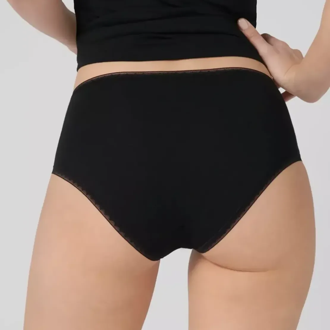 SloggiLot de 2 slips midi Noir sloggi GO Midi C2P BLACK en coton- GO