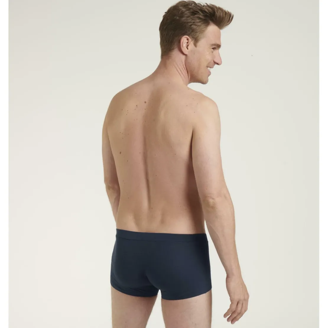 Sloggi MenLot de 2 boxer homme bleu marine + bleu foncé en coton- GO NATURAL