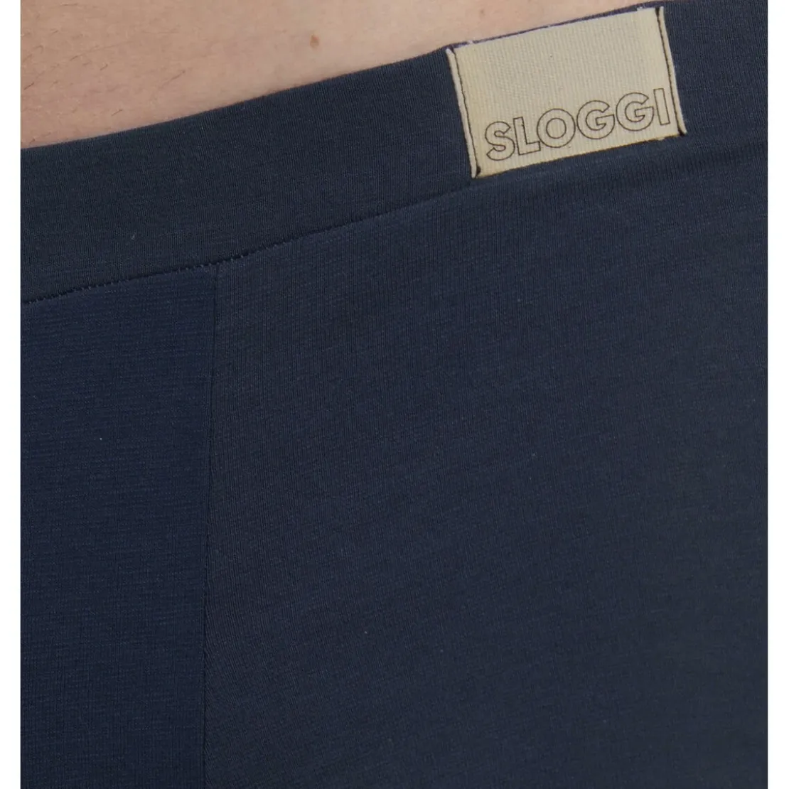 Sloggi MenLot de 2 boxer homme bleu marine + bleu foncé en coton- GO NATURAL