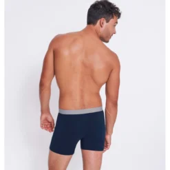 Sloggi MenLot de 2 boxer long homme marine en coton- GO ABC 2.0