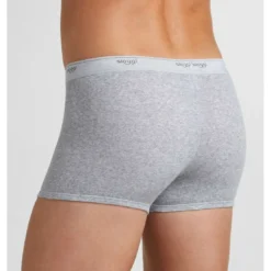 Sloggi MenLot de 3 boxers - Gris en coton- Basic