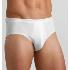 Sloggi MenLot de 3 slips - Blanc en coton- Basic