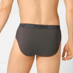 Sloggi MenLot de 2 Slips Homme Gris- SLOGGI MEN START
