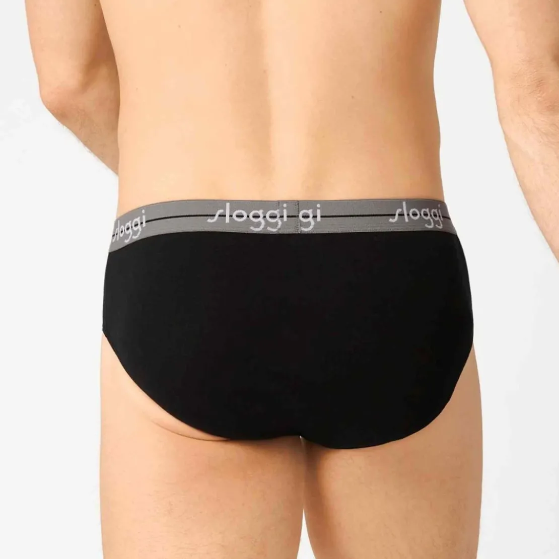 Sloggi MenLot de 2 Slips Homme noir te blanc- SLOGGI MEN START