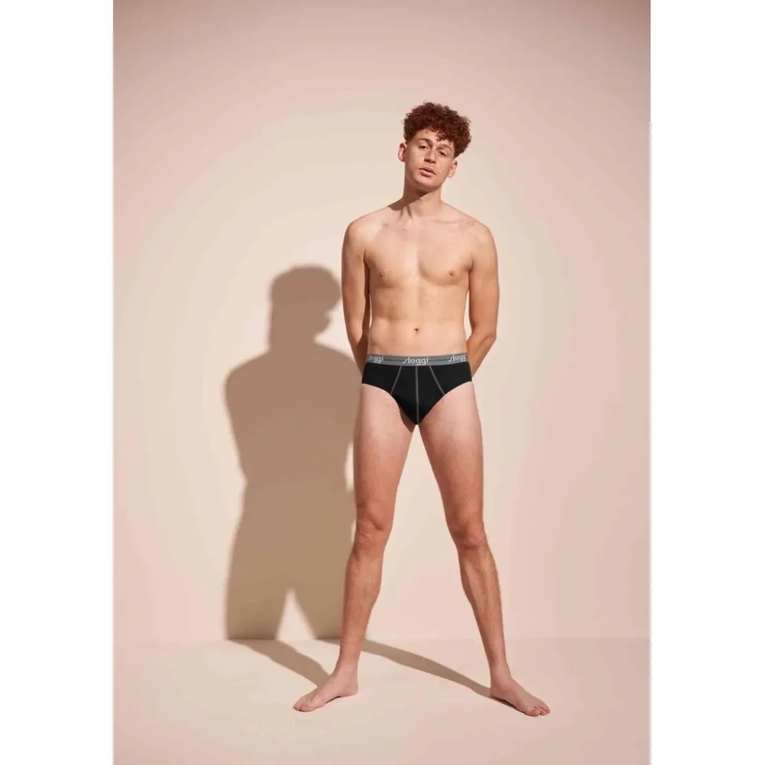 Sloggi MenLot de 2 Slips Homme noir te blanc- SLOGGI MEN START