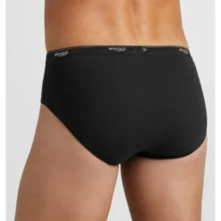 Sloggi MenLot de 3 slips - Noir en coton- Basic