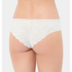 SloggiShorty Zero Lace femme Sloggi - Blanc Cassé en coton