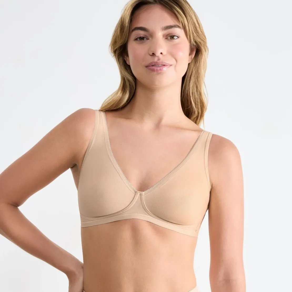 SloggiSoutien-gorge sans armatures nude en coton- sloggi Basic+