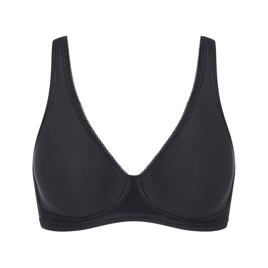 SloggiSoutien-gorge sans armatures noir en coton- sloggi Basic+