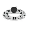 So Charm BijouxBague B2702-NOIR-7-54 So Charm