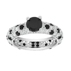 So Charm BijouxBague B2702-NOIR-7-54 So Charm
