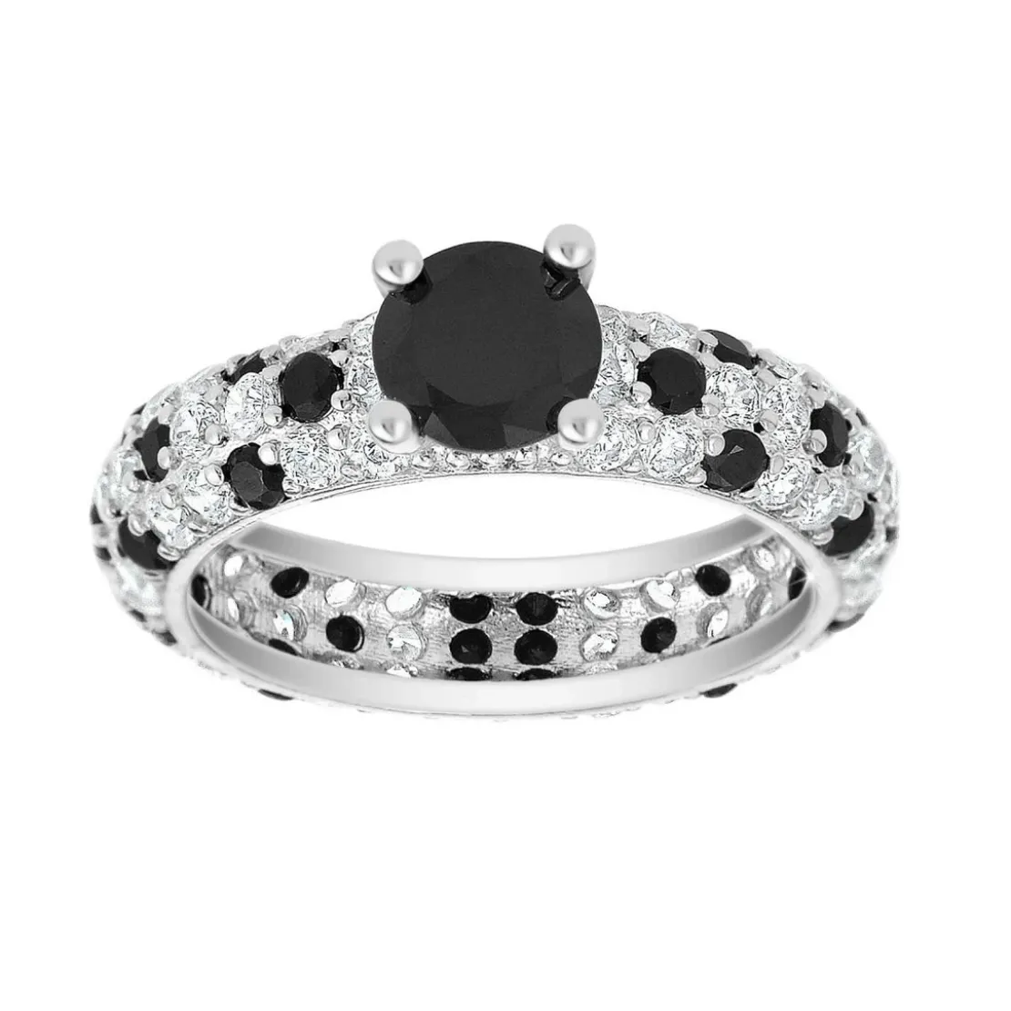 So Charm BijouxBague B2702-NOIR-7-54 So Charm