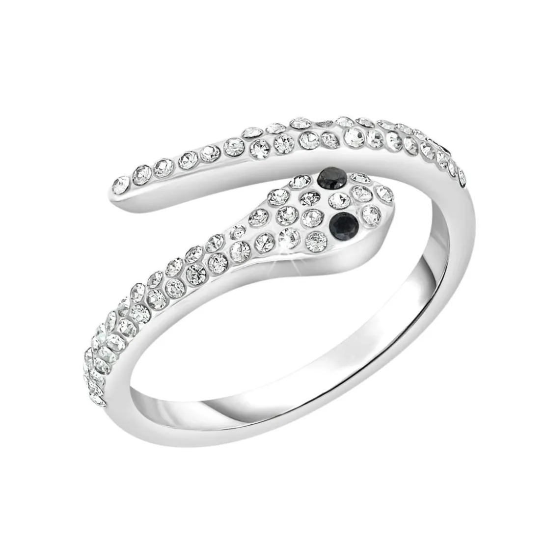 So Charm BijouxBague Femme So Charm - BD2366-ARGENT-DIAMANT - Bague Femme Serpent