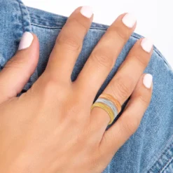 So Charm BijouxBague Femme So Charm - B3392-TRIO-8-56 - Bague Mode Femme