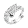 So Charm BijouxBague Femme So Charm - BD2607-ARGENT-DIAMANT - Bague Femme Serpent