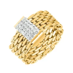 So Charm BijouxBague Femme So Charm - B2574-DORE - Bague Femme Dorée