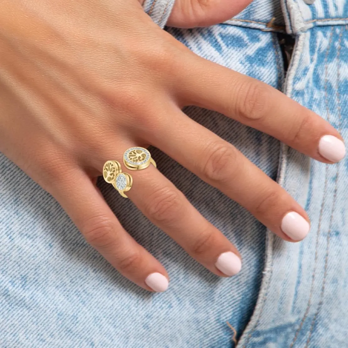 So Charm BijouxBague Femme So Charm - B4022-DORE - Bague Femme Dorée