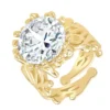 So Charm BijouxBague Femme So Charm - B3333-DORE-BLANC - Bague Femme Dorée