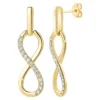So Charm BijouxBoucles d'oreilles infini par So Charm® ornée de cristaux Swarovski® BS2111-DORE