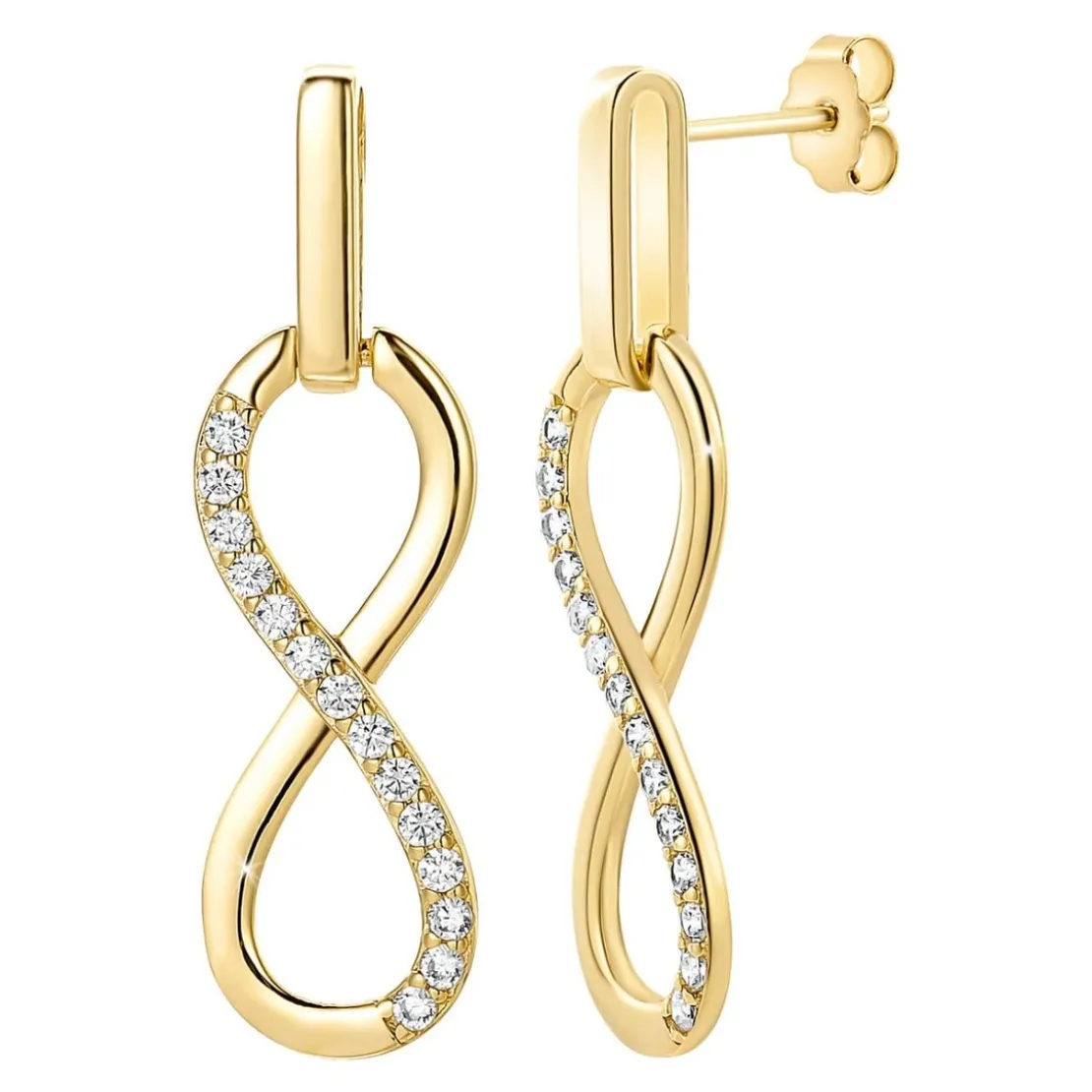 So Charm BijouxBoucles d'oreilles infini par So Charm® ornée de cristaux Swarovski® BS2111-DORE