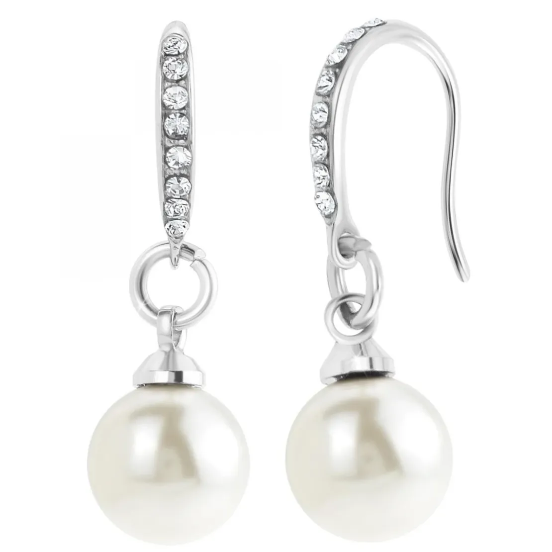 So Charm BijouxBoucles d'oreilles Bijoux B2075-CREAM - So Charm