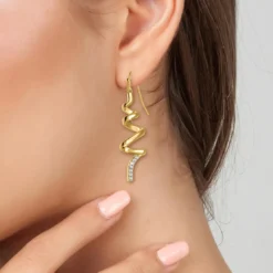 So Charm BijouxBoucles d'oreilles par So Charm® ornée de cristaux Swarovski® BS1549-DORE-BO