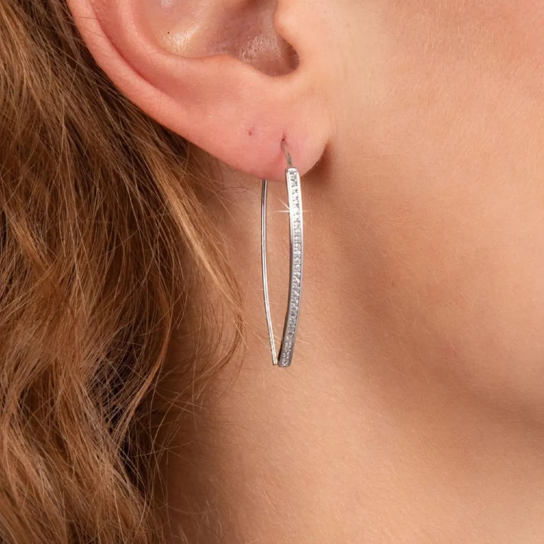 So Charm BijouxBoucles d'oreilles par So Charm® ornée de cristaux Swarovski® BS2114-ARGENT