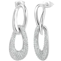 So Charm BijouxBoucles d'oreilles par So Charm® ornée de cristaux Swarovski® BS2889-ARGENT