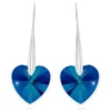 So Charm BijouxBoucles d'oreilles cœur par So Charm® ornée de cristaux Swarovski® BS009-SE003-SAPH