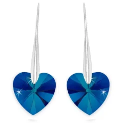 So Charm BijouxBoucles d'oreilles cœur par So Charm® ornée de cristaux Swarovski® BS009-SE003-SAPH